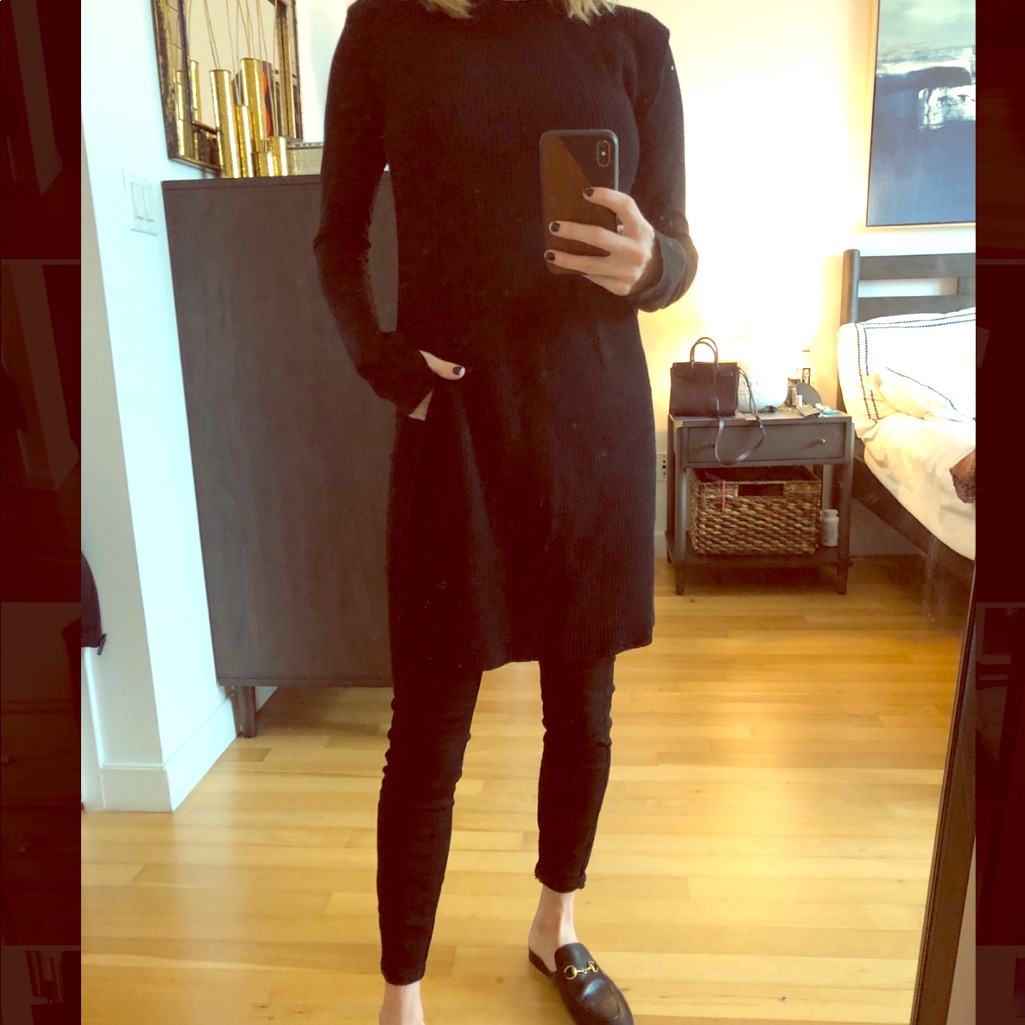 Helmet Lang Sweater Tunic!